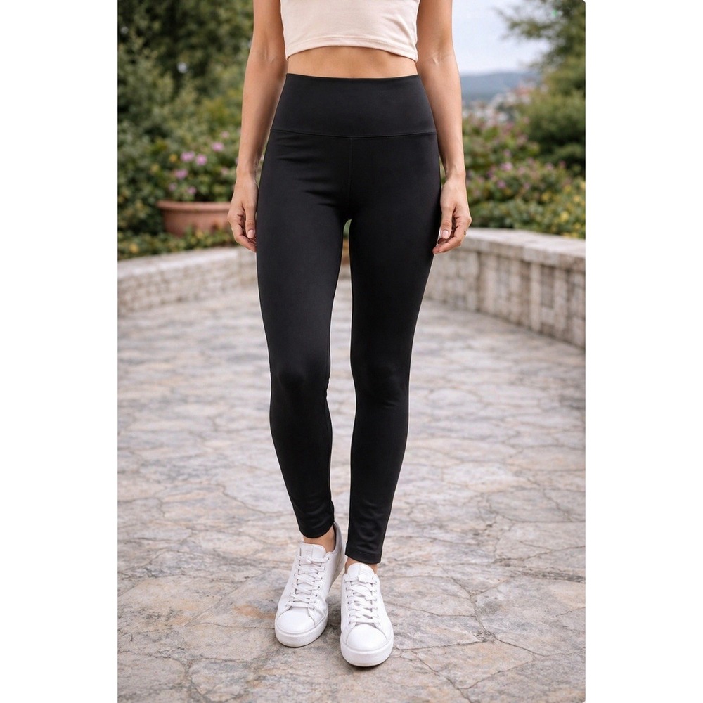 Spanx Look At Me Now Leggings XL Black Shaping Seamless High Waist Stretch